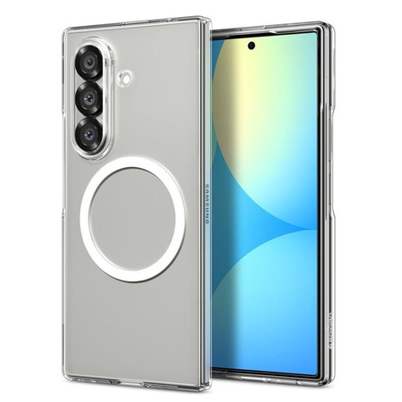 Spigen Airskin Mag MagSafe - Case for Samsung Galaxy Z Fold 7 (Clear/White)