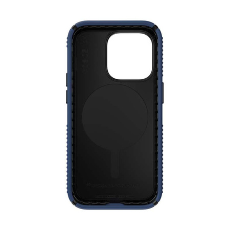 Speck Presidio2 Grip MagSafe - Anti-Slip Case for iPhone 14 Pro (Coastal Blue / Black / White)