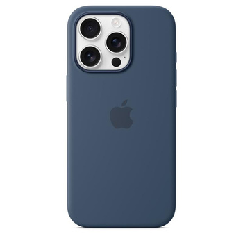 Apple Silicone Case - Silicone Case with MagSafe for iPhone 16 Pro (denim)