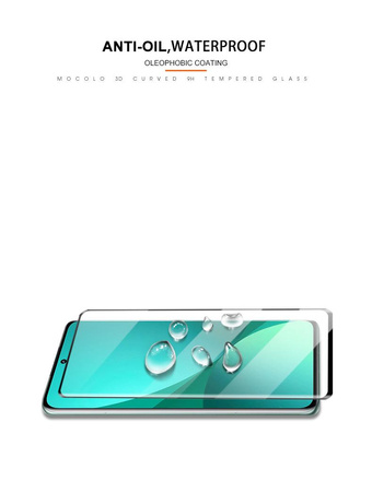 Mocolo 3D 9H Full Glue - Full screen protection glass for Xiaomi 12 Pro (Black)