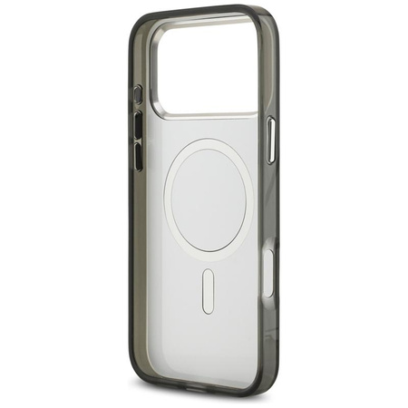 Karl Lagerfeld IML Aquarelle Karl & Choupette & Logo MagSafe - Case for iPhone 17 Pro Max (black)