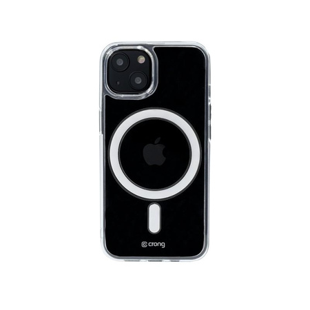 Průhledný kryt Crong MAG - kryt MagSafe pro iPhone 13 mini (průhledný)