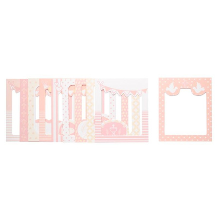 Kommunion Geschenkpaket rosa