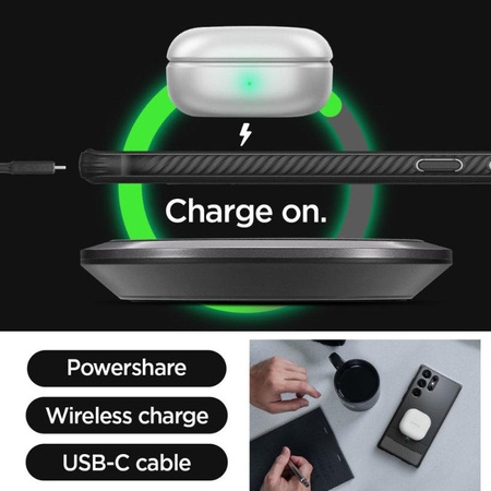 Spigen Rugged Armor - Pouzdro pro Samsung Galaxy S23 Ultra (Matte Black)