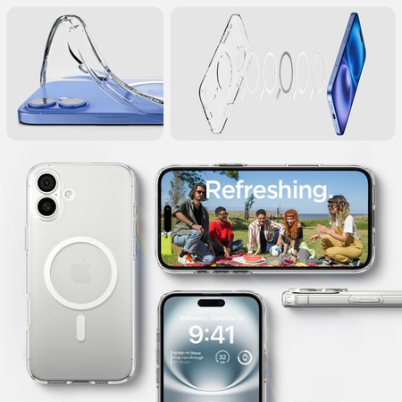 Spigen Liquid Crystal MagSafe - Hülle für iPhone 16 (Transparent)