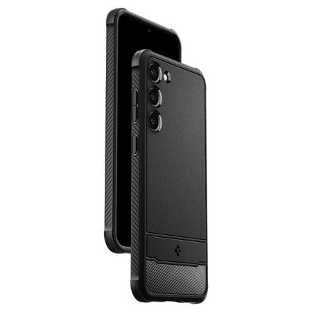 Spigen Rugged Armor - tok Samsung Galaxy S23+ (matt fekete)