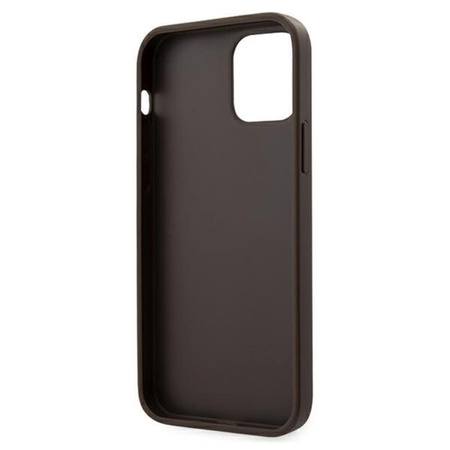 Guess 4G Bottom Stripe Collection - iPhone 12 / iPhone 12 Pro tok (barna)