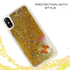 Zizo Liquid Glitter Star Case - Coque pour iPhone X (Papillons)