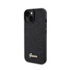 Guess Disco Metal Script - iPhone 15 Tasche (schwarz)