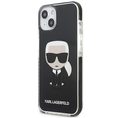 Karl Lagerfeld Fullbody Ikonik - pouzdro pro iPhone 13 mini (černé)
