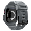 Spigen Rugged Armor Pro - Armband mit Hülle für Apple Watch 10 46 mm (Dunkelgrau)