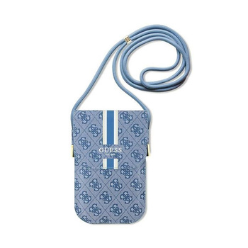 Guess 4G Stripes - Crossbody taška na telefon (modrá)