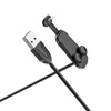 Borofone - kabel gamingowy USB-A do Lightning z ergonomicznym uchwytem do telefonu, czarny