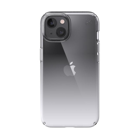 Speck Presidio Perfect-Clear + Ombre - Coque pour iPhone 13 avec revêtement MICROBAN (Clear/Atmosphere Fade)