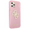 Coque Guess Glitter 4G Big Logo - iPhone 12 Pro Max (rose)