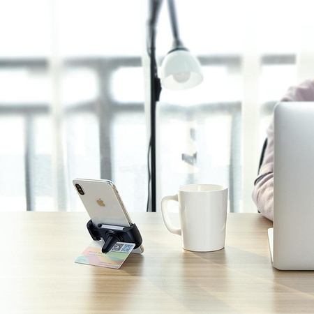 Crong Universal Smart Car Holder – Universelle Autohalterung für Handys von 4" bis 6,5" (schwarz)