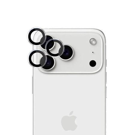 3mk HARDY Lens Protection Pro - Sklo na objektiv fotoaparátu iPhone 17 Pro / iPhone 17 Pro Max (Transparent)