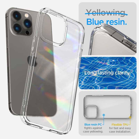 Spigen Ultra Hybrid Matte - Coque pour iPhone 14 Pro (Transparent Mat)