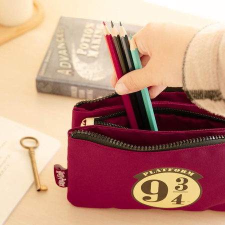 Harry Potter - Plateforme 9 3/4 Trousse à crayons à 3 compartiments