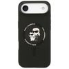 Karl Lagerfeld Silicone Karl & Choupette Ring MagSafe - Hülle iPhone Air (schwarz)