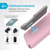 Speck Presidio2 Pro ClickLock & MagSafe - iPhone 16 Pro Max Case (Wednesday Pink / Boysenberry Purple / White)