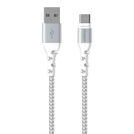 Energizer Ultimate - Propojovací kabel USB-A na USB-C 2 m (bílý)