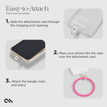Case-Mate Phone Bangle - náramek na zápěstí pro smartphone (fuchsiová)