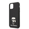 Karl Lagerfeld Saffiano mit Pin Ikonik - iPhone 11 Pro Max Tasche (schwarz)