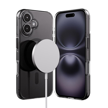 Crong Clear MAG Pro do iPhone 16 – transparentne etui z mocnym systemem MagSafe