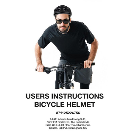 Dunlop - MTB Fahrradhelm 6xLED r. L (Schwarz-grau)