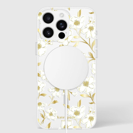 Kate Spade New York Ochranné pouzdro Gems MagSafe - iPhone 16 Pro Max (Sunshine Floral)