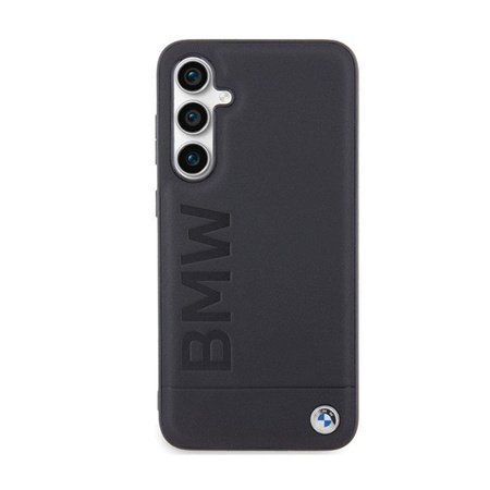 BMW Leather Hot Stamp - Étui Samsung Galaxy S23 FE (noir)