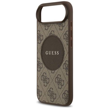 Guess 4G Circle Classic Logo MagSafe – Hülle iPhone Air (Braun)