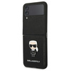 Karl Lagerfeld Saffiano Ikonik - Samsung Galaxy Z Flip 4 Tasche (schwarz)