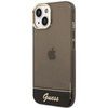 Guess Translucide - Coque pour iPhone 14 Plus (noir)