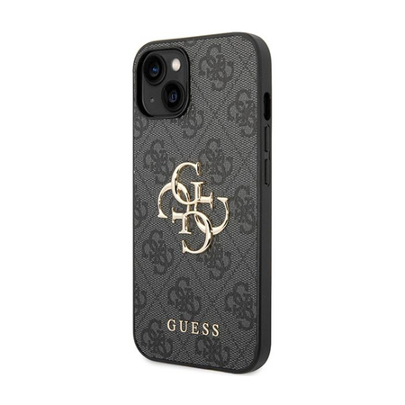 Guess 4G Big Metal Logo - iPhone 15 Plus Case (grey)