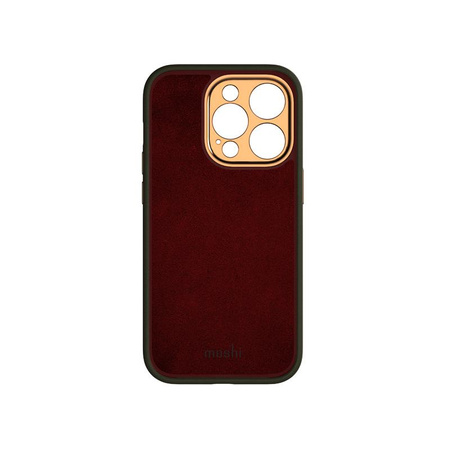 Moshi Napa Slim MagSafe - Skórzane etui iPhone 14 Pro (Juniper Green)