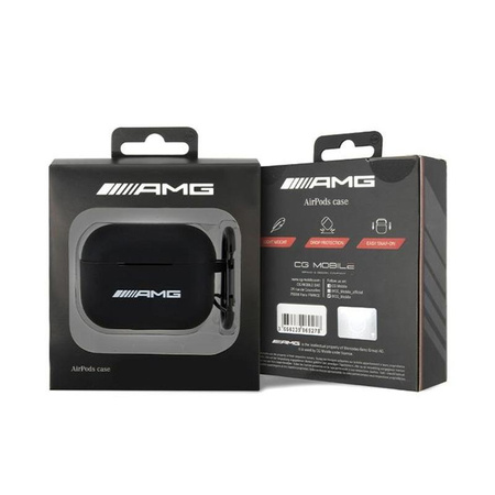 AMG Silicone Big Logo - Etui AirPods Pro 2 (czarny)