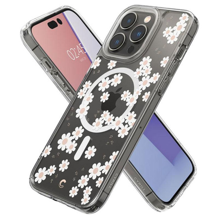 Spigen Cyrill Cecile MagSafe - Case for iPhone 14 Pro (White Daisy)