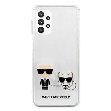 Karl Lagerfeld Ikonik & Choupette - Samsumg Galaxy A32 5G Case (Transparent)