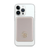 Guess 4G Strassed Metal Logo MagSafe - Induktion Power Bank 5000 mAh 15W MagSafe (Gold)