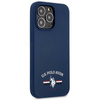 US Polo Assn Silikon Logo - iPhone 13 Pro Tasche (marineblau)