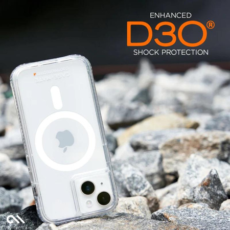 Case-Mate Ultra Tough plus D3O MagSafe - iPhone 15 Plus Hülle (Klar)