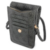 Guess 4G Big Metal Logo Phone Bag - taška s přihrádkou na smartphone (černá)