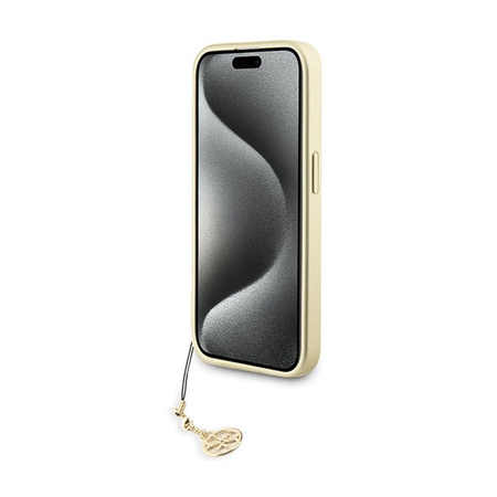 Guess 4G Charms Collection - iPhone 15 Pro Case (brown)