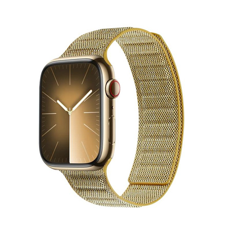 Crong Melange - Bracelet magnétique pour Apple Watch 38/40/41/42 mm (jaune melange)