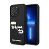 Karl Lagerfeld Ikonik 3D Karl & Choupette - pouzdro pro iPhone 13 Pro Max (černé)