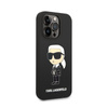 Karl Lagerfeld Silicone NFT Ikonik - pouzdro pro iPhone 14 Pro (černé)