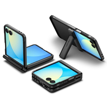 Spigen Tough Armor Pro MagSafe - Etui pour Samsung Galaxy Z Flip 7 (Noir)