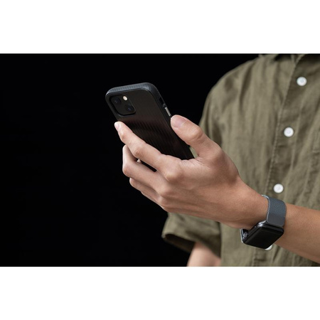 Moshi Arx Slim Hardshell Case - Étui MagSafe pour iPhone 13 (Noir Mirage)
